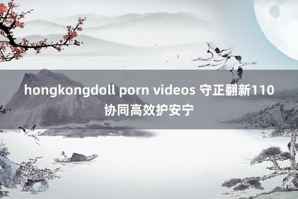 hongkongdoll porn videos 守正翻新110协同高效护安宁